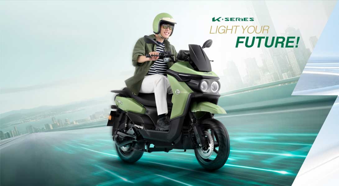 LUKAS K-Series รถจักรยานยนต์ไฟฟ้า — LIGHT YOUR FUTURE!